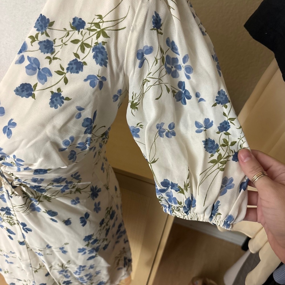 REFORMATION NEW Cressida mini dress in Clarita floral pattern Size 0 NWT - Picture 4 of 10